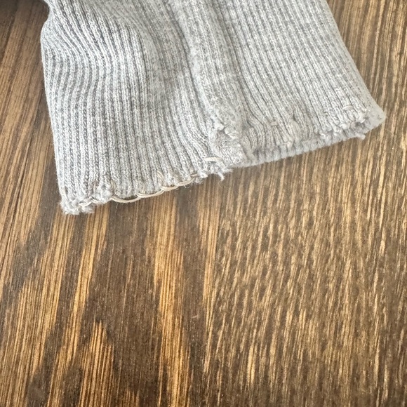 Lululemon rest day women’s gray cowl neck zip pocket pullover sweatshirt Sz 4 - Picture 7 of 9